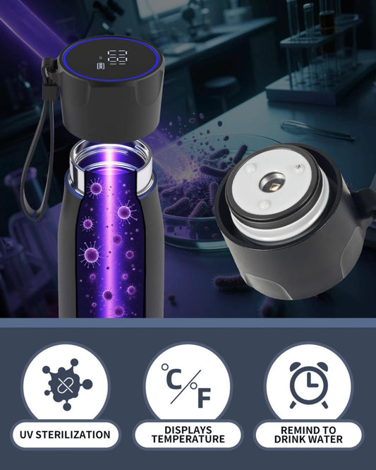 PURE+ — Gourde connectée LED UVC